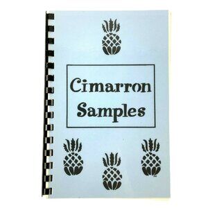 Cimarron Samples Cookbook II Dallas Texas Club Vintage 1984 Recipes Spiral Bound